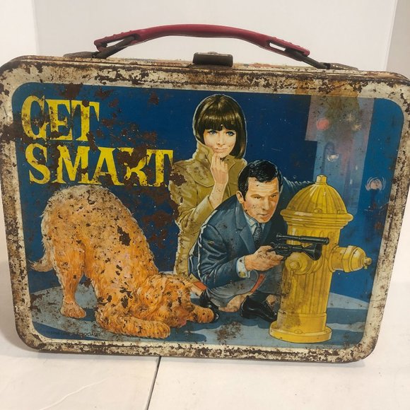 VINTAGE 1966 Talent Associates GET SMART Metal Lunch Box #F38